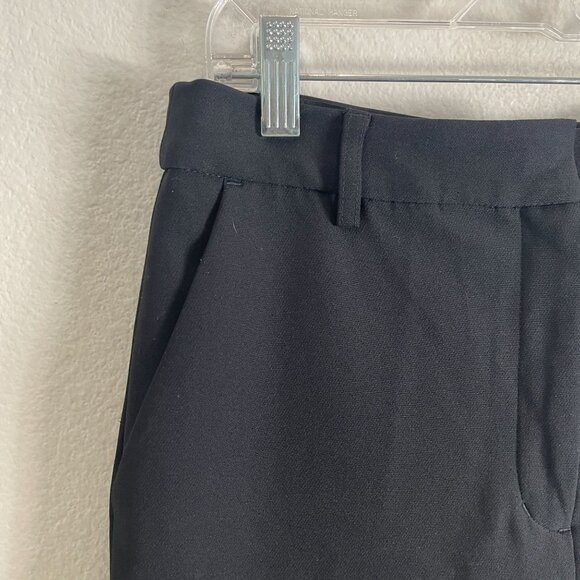Express Womens 8R Editor Black Dress Pants Straight Leg Trousers Career Work - Picture 7 of 9